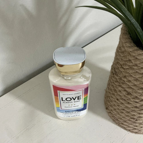 Bath and Body Works Love Always Wins Rainbow Waves Body Lotion 8 fl oz *NEW*