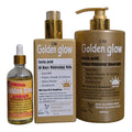 Golden Glow Caviar Gold Brightening Repair Lotion, Serum, Shower Bath 3pcs