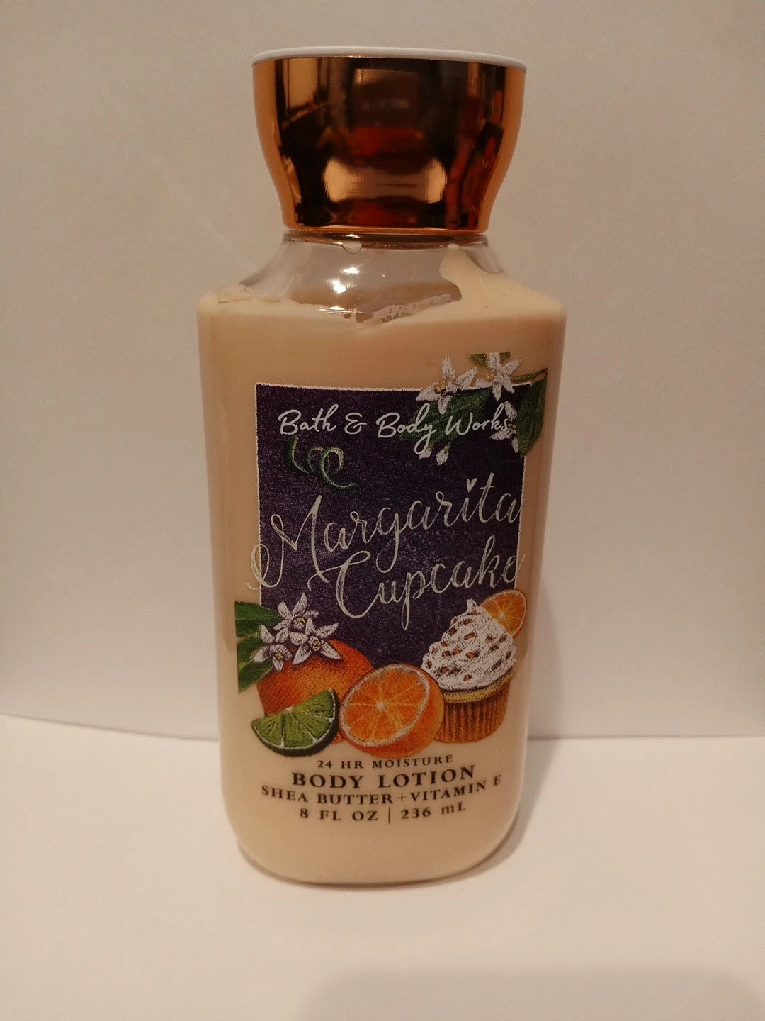 Bath and Body works MARGARITA CUPCAKE Body LOTION cream Shea Vitamin E 8oz New