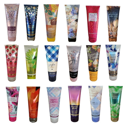 Bath & Body Works Body Cream 8oz – Moisturizing Body Lotion, Choose Your Favorite Scent